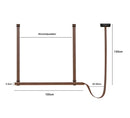 Axyaa Leather Strip Belt Pendant Lamp for Minimalist Restaurant Bar Island Counter