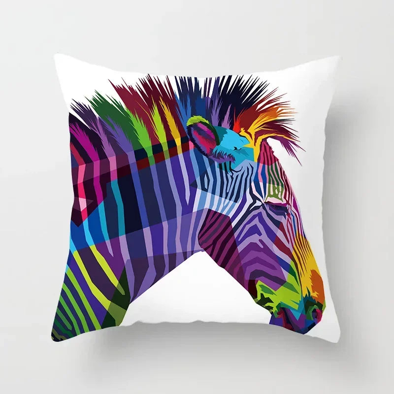 Axyaa Abstract Animal Pattern Pillowcase 45*45cm