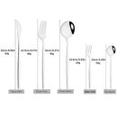 Axyaa 30-Piece Golden Stainless Steel Cutlery Set - Elegant Tableware Collection