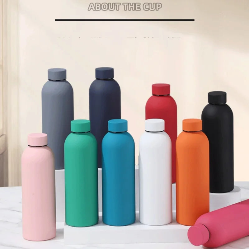 Axyaa 500ml Stainless Steel Vacuum Insulated Thermos Cup - Hot & Cold Sports Travel Mug