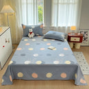 Axyaa Small Fresh Jet Cotton Sheet Single: Ideal for Student Dorms