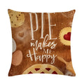 Axyaa Delicious Donuts Printed Cushion Cover Home Decor 45X45CM