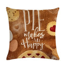Axyaa Delicious Donuts Printed Cushion Cover Home Decor 45X45CM
