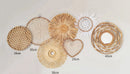 Axyaa Rattan Wall Hanging Scandinavian Wall Decor