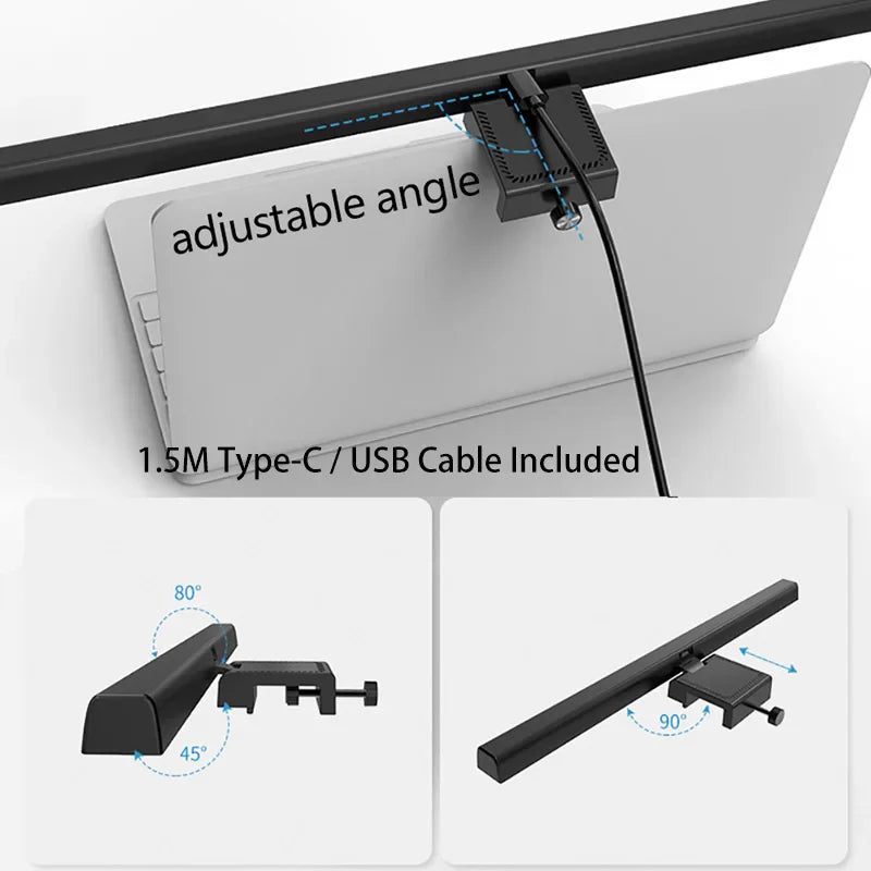 Axyaa RGB Curved Monitor Light Bar with Stepless Dimming