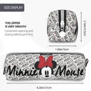 Axyaa Mickey Minnie Pencil Case Pouch for Students - Large Storage Zipper Stationery
