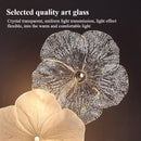 Axyaa Cream Wind Glass LED Wall Light for Nordic Luxury Home Decor