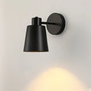 Axyaa Adjustable Wall Sconce LED Lamp for Bedroom Study, Vintage Black Brass Fixtures
