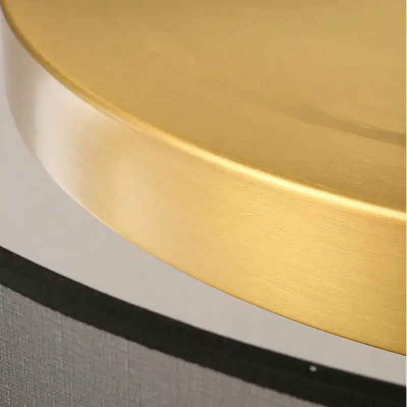 Axyaa Nordic Minimalist Ceiling Lamp in Black Gold, LED Bedroom Study Light