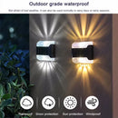 Axyaa Solar LED Garden Wall Light: Waterproof, Smart Sensor, Outdoor Decor for Courtyard, Balcony