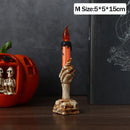 Axyaa Skeleton Ghost Hands LED Light Candle for Halloween Haunted Decor