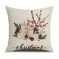 Pinecone Candlestick Linen Print Pillowcase for Home Decor by Axyaa