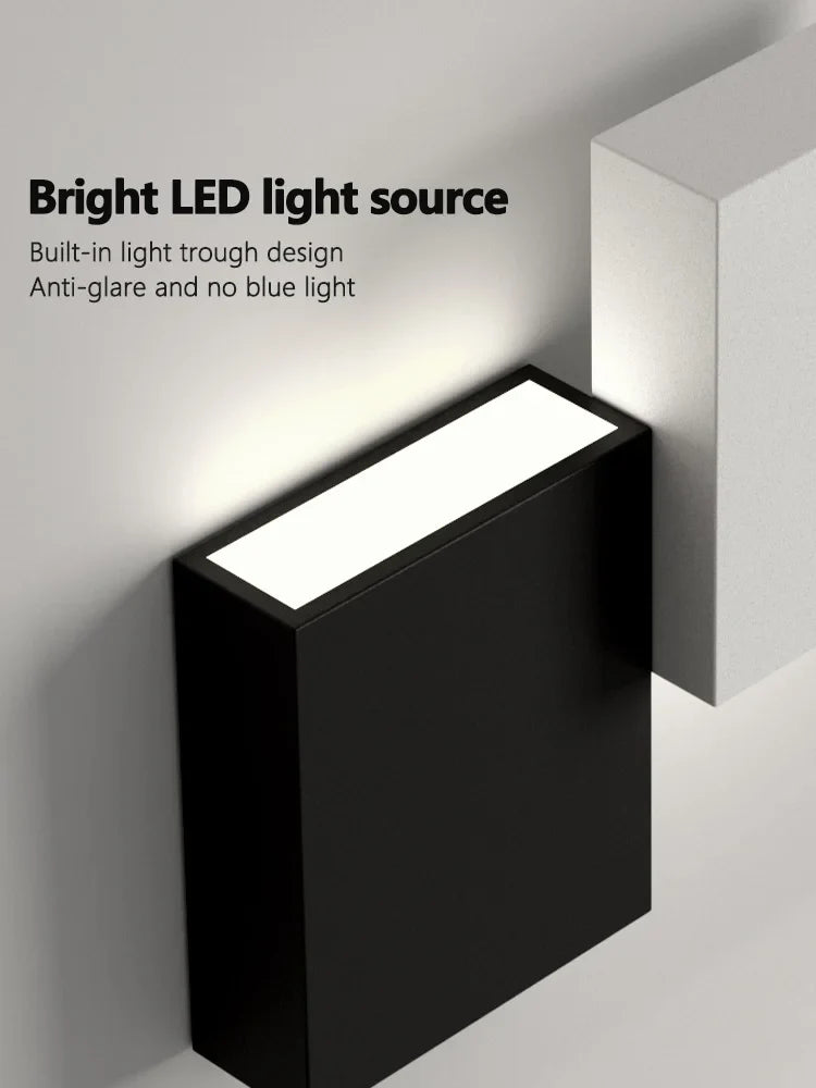 Axyaa Small Wall Light Modern Luminous Bedroom Walkway Outdoor Bedside Light