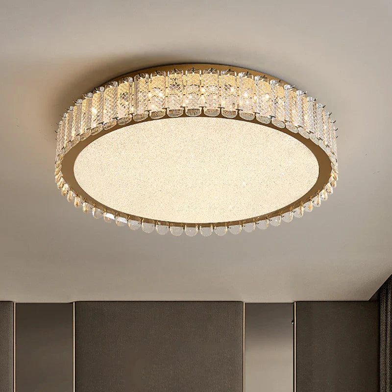 Axyaa Modern Crystal LED Ceiling Light for Living Room, Bedroom, Kitchen and Dining Decor