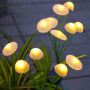 Solar Jellyfish Lamp Outdoor Waterproof Garden Landscape Axyaa Mushroom Lawn Light