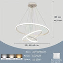 Axyaa Three-ring Three-color Ceiling Chandelier