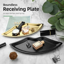 Axyaa Modern Metal Gold Jewelry Tray Ring Organizer Plate Storage Dish