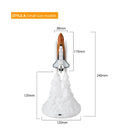 Axyaa Space Shuttle Rocket LED Night Light: USB Rechargeable Mood Lamp