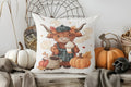 Axyaa Cute Ghost & Bat Halloween Pillow Cover