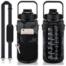 Axyaa 2L Insulated Water Bottle Sleeve - Large Capacity Portable Holder Bag
