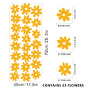 Boho Daisy Flowers Wall Stickers by Axyaa for Kids Room & Nursery Decoration