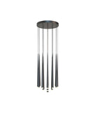 Axyaa Conical Pendant Chandelier for Modern LED Staircase and Restaurant Lighting