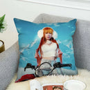 Axyaa Decorative Pillow Covers 40x40 50x50 45*45 - Ice Spice Design for Bed & Sofa
