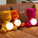 Axyaa Teddy Bear Children's Desk Lamp - Warm & Cute Bedroom Gift & Decoration