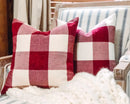 Axyaa Big Plaid Cushion Covers 45x45cm - Cozy Nordic Home Decor for Living Room