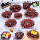 Axyaa Handwoven Plastic Imitation Vine Fruit Platter in 8 Sizes