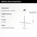 Axyaa Minimalist Villa Living Room LED Chandelier Staircase Lamp