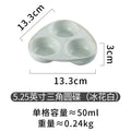 Axyaa Ceramic Three Grid Seasoning Dish Set - Molecular Cuisine Tableware