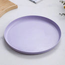 Axyaa Wheat Straw Dinnerware Set - Eco-friendly Plates Cups Bowls in Candy Colors