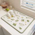 Axyaa Diatomite Drying Mat for Kitchen Sink & Bathroom Counter
