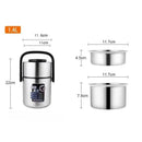 Axyaa Vacuum Insulation Lunch Box - Three-layer Insulation, Large Capacity & Portable