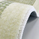 Axyaa Plush Green Bedroom Carpet Soft Floor Mat Study Rug Large Area for Living Room