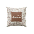 Axyaa Red Leaf Elk Harvest Pillow Cover for Autumn Home Decor