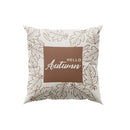 Axyaa Red Leaf Elk Harvest Pillow Cover for Autumn Home Decor