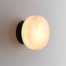 Axyaa Marble Round Wall Lamp: Nordic Modern LED High-end Fixture