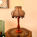 Axyaa Fabric Pumpkin Table Lamp Bedroom Bedside Italian Literary Style Desk Light