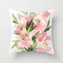 Axyaa Flower Butterfly Pattern Cushion Cover - Sofa Decoration Pillowcase