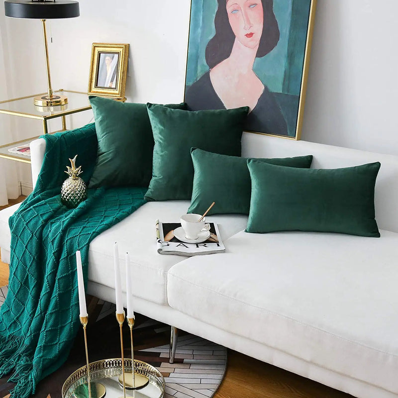 Velvet Cushion Cover Home Decor Axyaa Brand Sofa Pillow Case Living Room Decor
