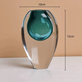Axyaa Transparent Thick Bottom Glass Vase for Hydroponic Flower Arrangement