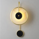 Axyaa Marble LED Wall Lamp: Modern Luxury Indoor Lighting for Living Room & Bedroom