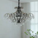 Axyaa Luxury Crystal Chandelier Pendant Light for Living Room