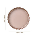 Axyaa Fluted Tart Pan with Removable Bottom, Nonstick Bakeware for Baking & Quiches