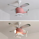 Axyaa Modern Ceiling Fan Lights for Kids' Bedroom and Dining Room LED Indoor Lighting