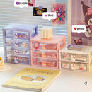 Axyaa Kawaii Desk Organizer Drawer for Stationery, Cards, and Small Objects