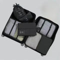 Axyaa 7-Piece Travel Bag Organizer Set for Clothes, Luggage, Blanket, and Shoes