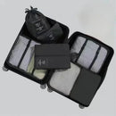 Axyaa 7-Piece Travel Bag Organizer Set for Clothes, Luggage, Blanket, and Shoes